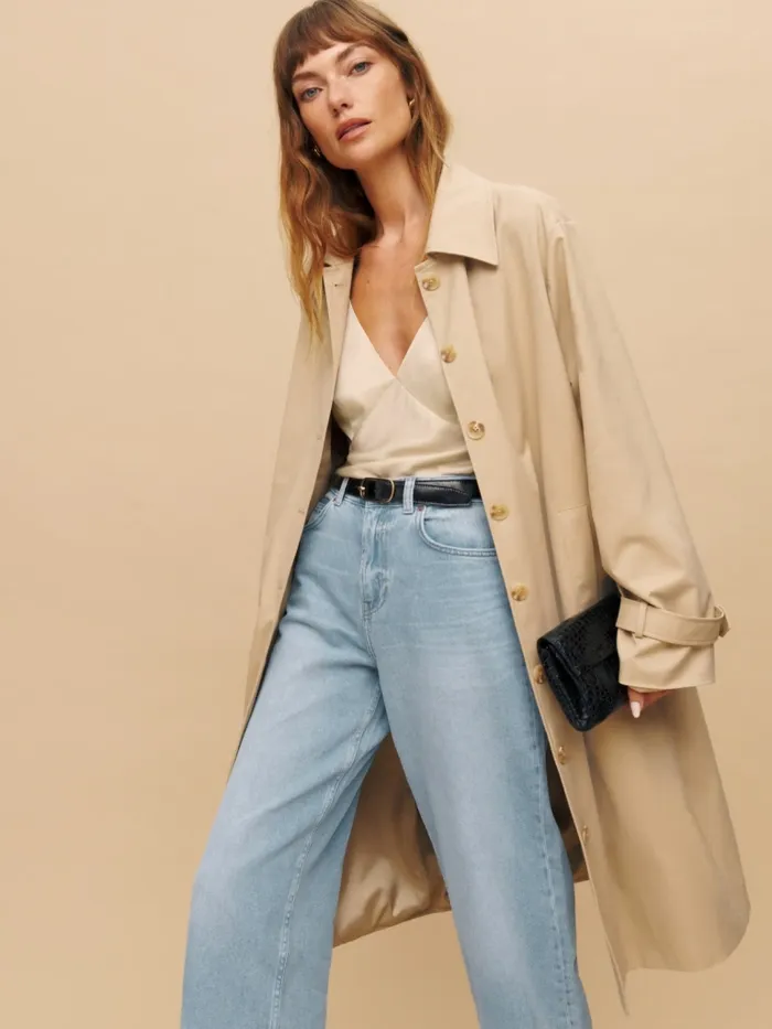 Reformation Tops Mickey Satin Top Almond 8211 Women Reformation Tops Mickey Satin Top Almond 8211 Women