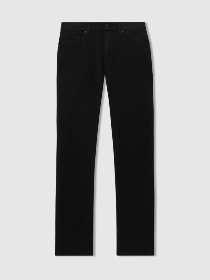 REISS Jeans Men Paige Slim Fit Stretch Jeans Black Shadow