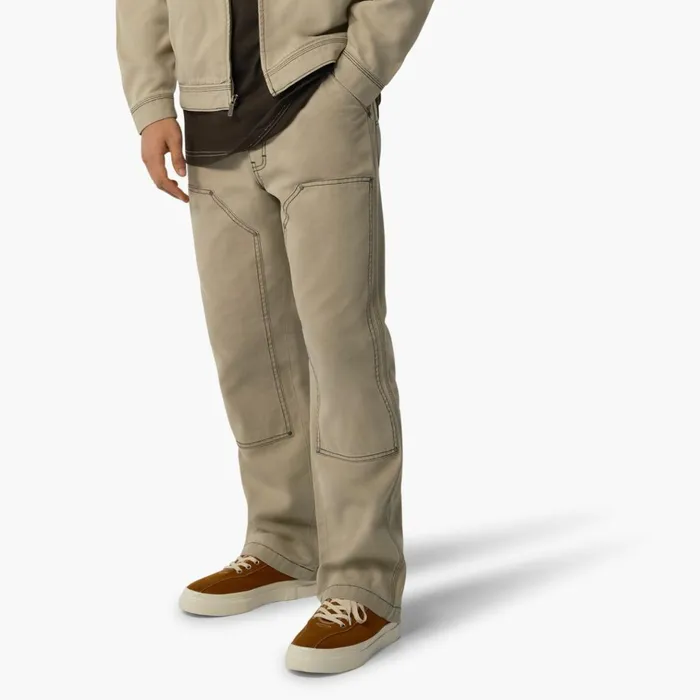 Relaxed Fit Contrast Stitch Double Knee Duck Pants Stonewashed Desert SandBlack Stonewashed Desert Sandblack ssw Men Dickies Double Knee Relaxed Fit Contrast Stitch Double Knee Duck Pants Stonewashed Desert SandBlack Stonewashed Desert Sandblack ssw Men Dickies Double Knee