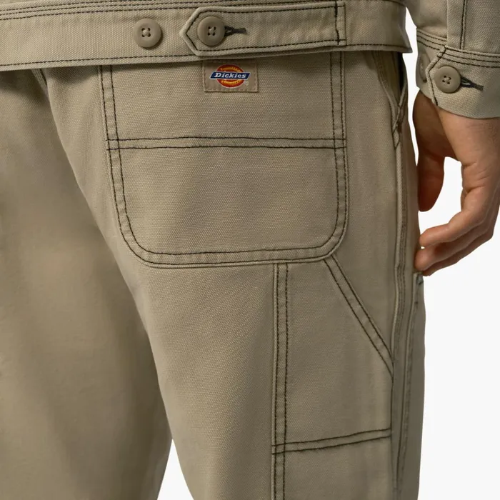 Relaxed Fit Contrast Stitch Double Knee Duck Pants Stonewashed Desert SandBlack Stonewashed Desert Sandblack ssw Men Dickies Double Knee Relaxed Fit Contrast Stitch Double Knee Duck Pants Stonewashed Desert SandBlack Stonewashed Desert Sandblack ssw Men Dickies Double Knee