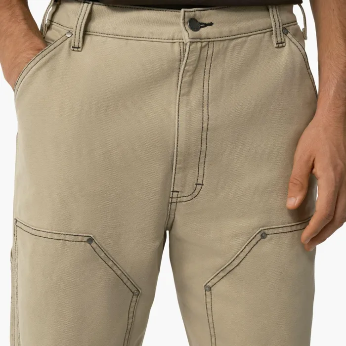 Relaxed Fit Contrast Stitch Double Knee Duck Pants Stonewashed Desert SandBlack Stonewashed Desert Sandblack ssw Men Dickies Double Knee Relaxed Fit Contrast Stitch Double Knee Duck Pants Stonewashed Desert SandBlack Stonewashed Desert Sandblack ssw Men Dickies Double Knee