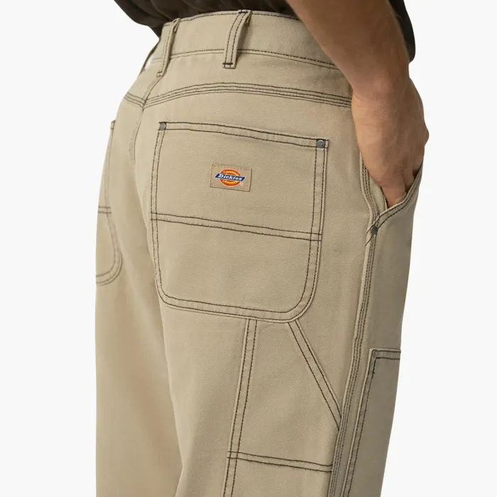 Relaxed Fit Contrast Stitch Double Knee Duck Pants Stonewashed Desert SandBlack Stonewashed Desert Sandblack ssw Men Dickies Double Knee Relaxed Fit Contrast Stitch Double Knee Duck Pants Stonewashed Desert SandBlack Stonewashed Desert Sandblack ssw Men Dickies Double Knee