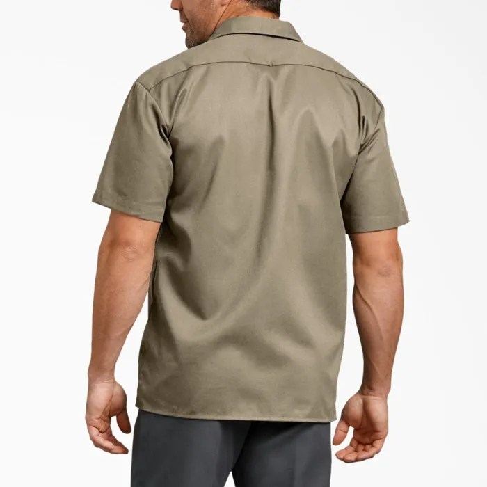 Relaxed Fit Short Sleeve Work Shirt Desert Sand Desert Sand ds Men Dickies Work Shirts Relaxed Fit Short Sleeve Work Shirt Desert Sand Desert Sand ds Men Dickies Work Shirts