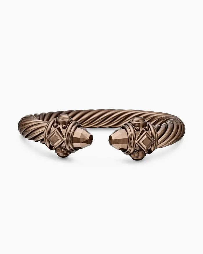 Renaissance Classic Cable Bracelet In Chocolate Aluminum 10mm Women David Yurman Cuff