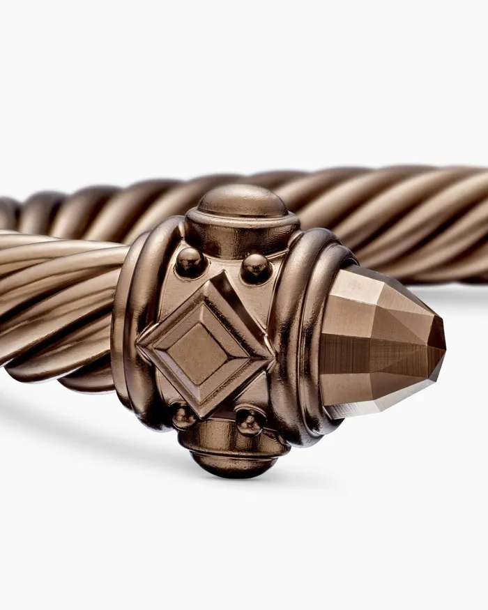 Renaissance Classic Cable Bracelet In Chocolate Aluminum 10mm Women David Yurman Cuff Renaissance Classic Cable Bracelet In Chocolate Aluminum 10mm Women David Yurman Cuff