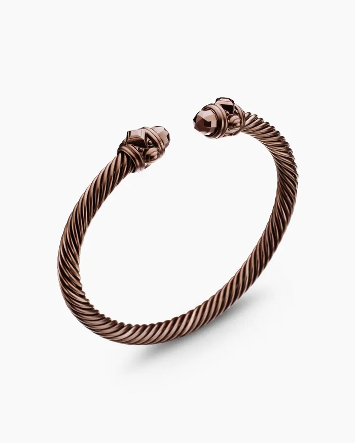 Renaissance Classic Cable Bracelet In Chocolate Aluminum 5mm Women David Yurman Cuff Renaissance Classic Cable Bracelet In Chocolate Aluminum 5mm Women David Yurman Cuff