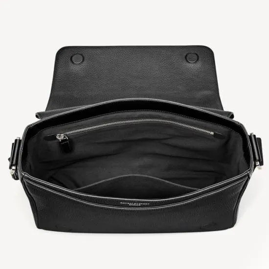 Reporter Messenger Bag Black Pebble Men Aspinal Of London Laptop Bags Reporter Messenger Bag Black Pebble Men Aspinal Of London Laptop Bags