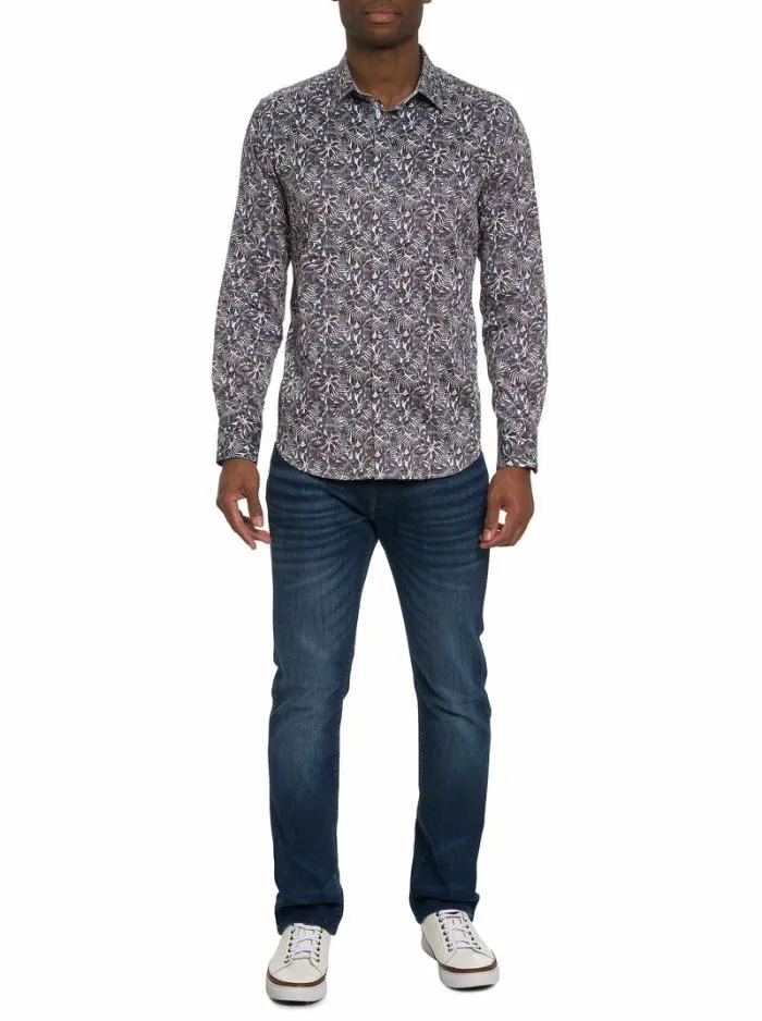 Robert Graham Button Down Shirts Men Aegean Long Sleeve Button Front Shirt Multi