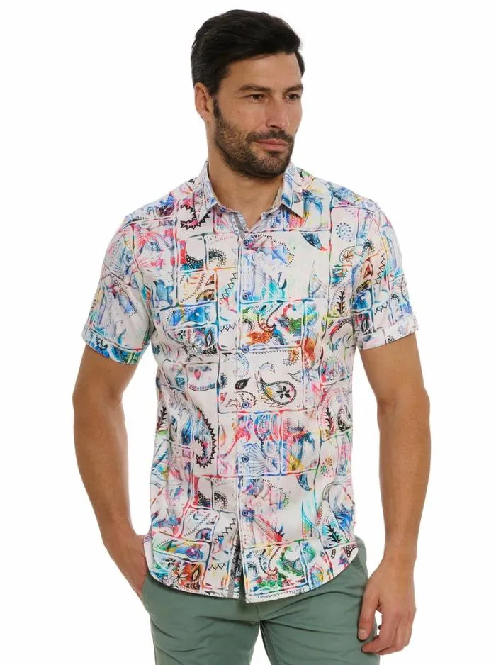 Robert Graham Button Down Shirts Men Belize Short Sleeve Button Down Shirt Multi Robert Graham Button Down Shirts Men Belize Short Sleeve Button Down Shirt Multi