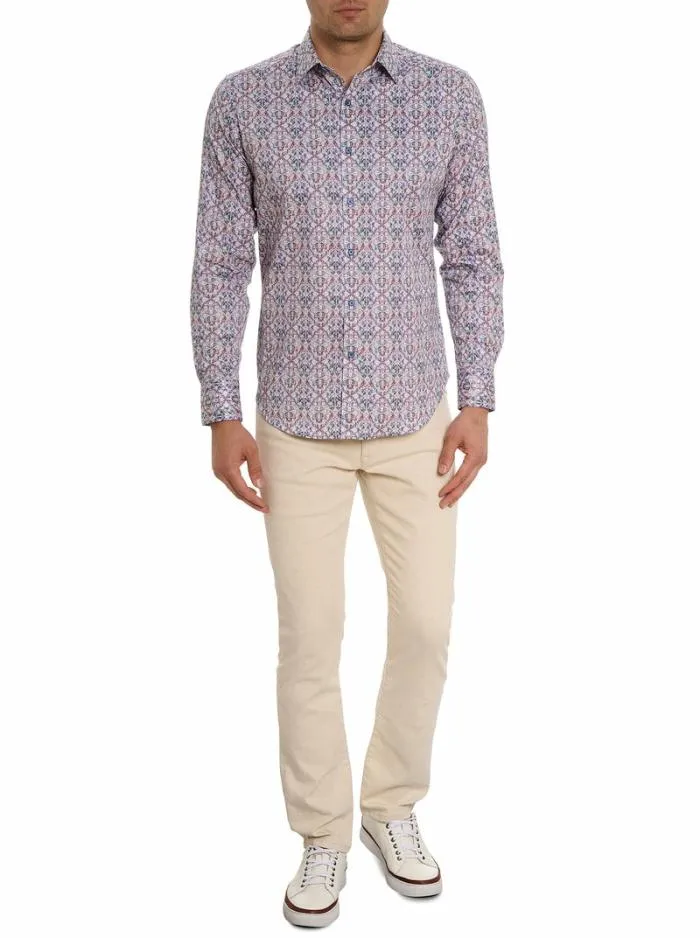 Robert Graham Button Down Shirts Men Caracas Long Sleeve Button Down Shirt Multi