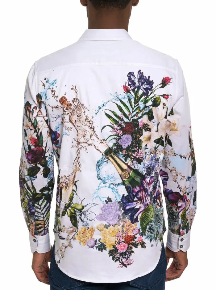 Robert Graham Button Down Shirts Men Garden Party Long Sleeve Button Down Shirt White Robert Graham Button Down Shirts Men Garden Party Long Sleeve Button Down Shirt White