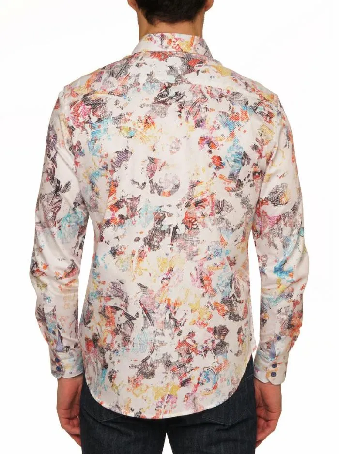 Robert Graham Button Down Shirts Men Splash Of Color Long Sleeve Button Down Shirt Multi