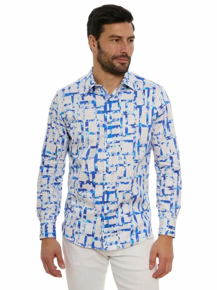 Robert Graham Button Down Shirts Men Triton Long Sleeve Button Down Shirt Tall Blue Robert Graham Button Down Shirts Men Triton Long Sleeve Button Down Shirt Tall Blue