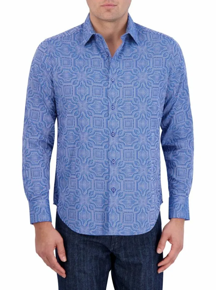 Robert Graham Button Down Shirts Men Voyage Long Sleeve Button Down Shirt Blue Robert Graham Button Down Shirts Men Voyage Long Sleeve Button Down Shirt Blue