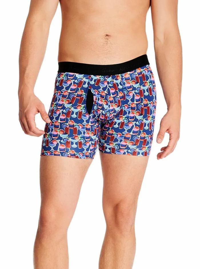 Robert Graham Pajamas and Underwear Men Cocktail Print Brief Multi