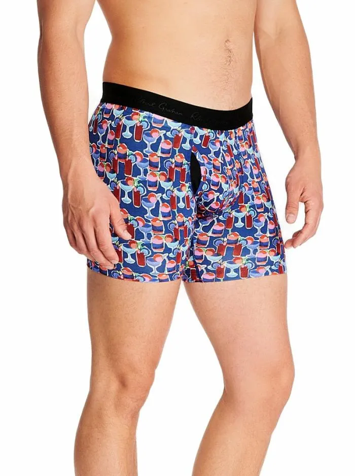 Robert Graham Pajamas and Underwear Men Cocktail Print Brief Multi
