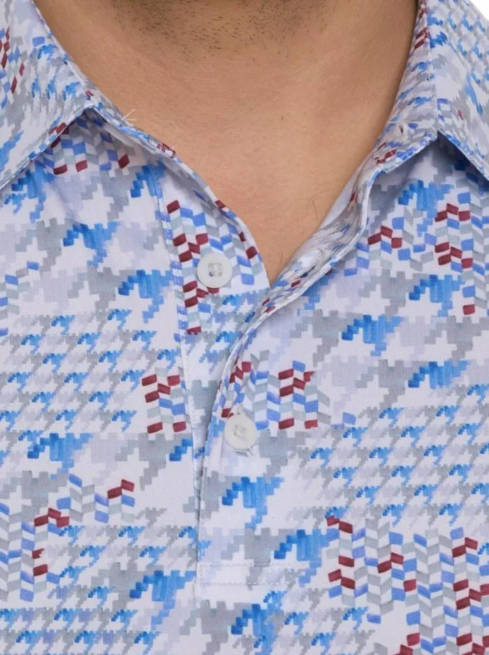 Robert Graham Polos and TShirts Men Basel Performance Polo White