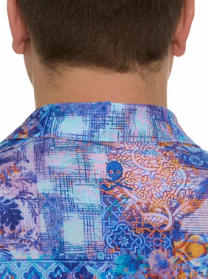Robert Graham Polos and TShirts Men Geneva Polo Berry