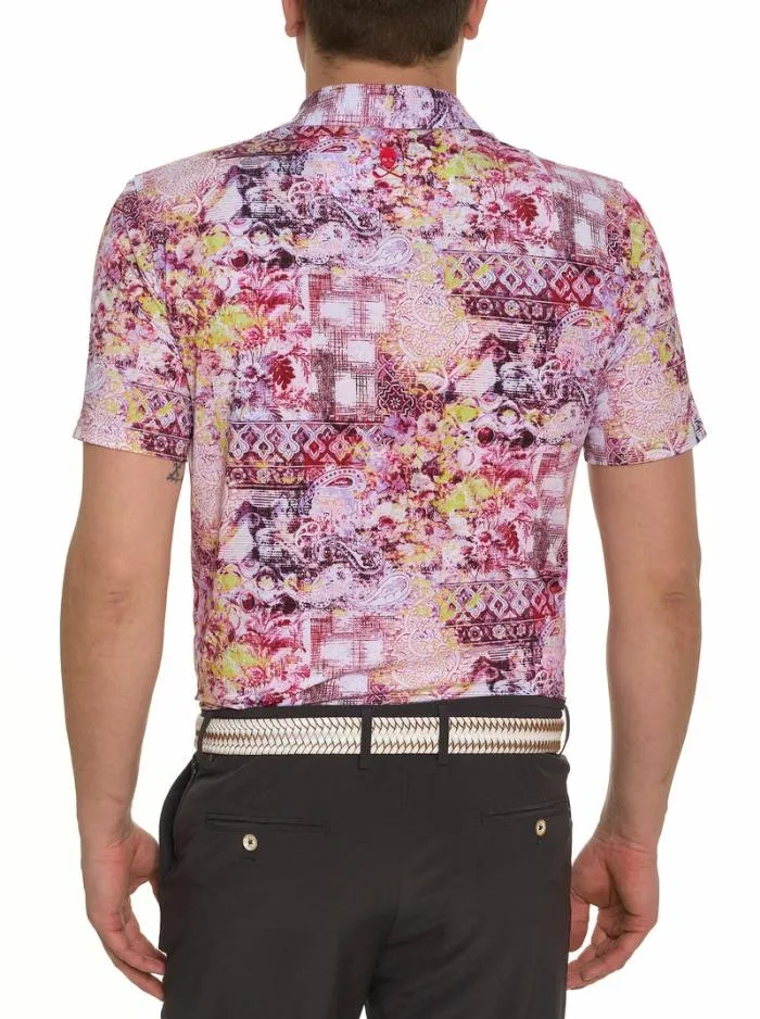 Robert Graham Polos and TShirts Men Geneva Polo Berry