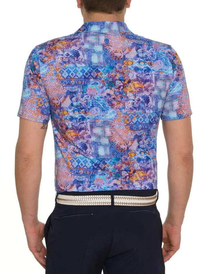Robert Graham Polos and TShirts Men Geneva Polo Berry