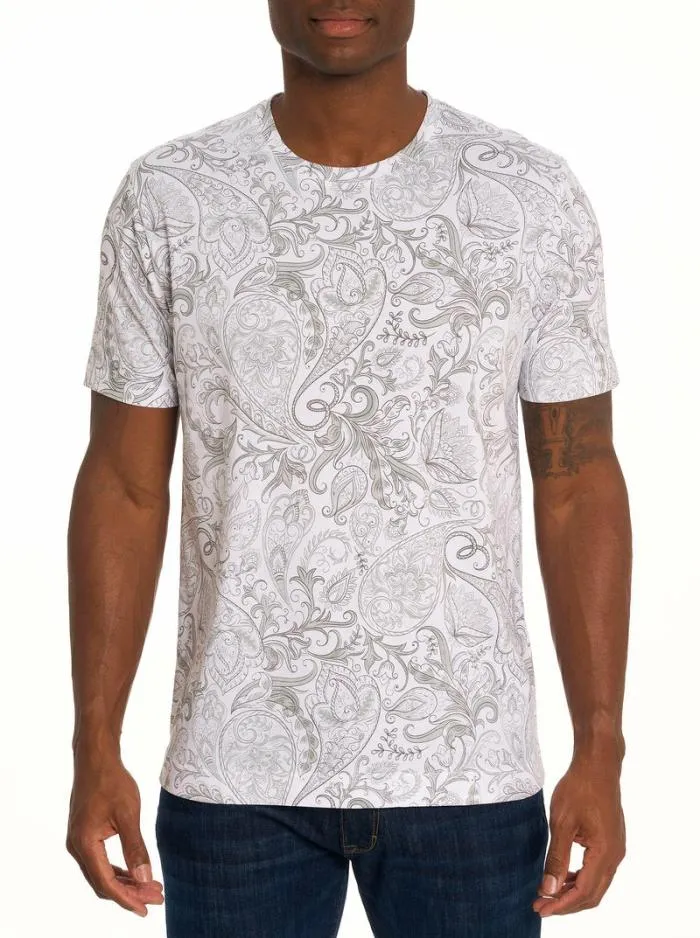 Robert Graham Polos and TShirts Men Swanson TShirt Lightblue