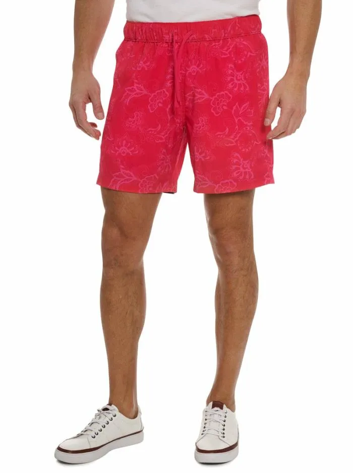 Robert Graham Shorts and Swim Men Sator Swim Magenta