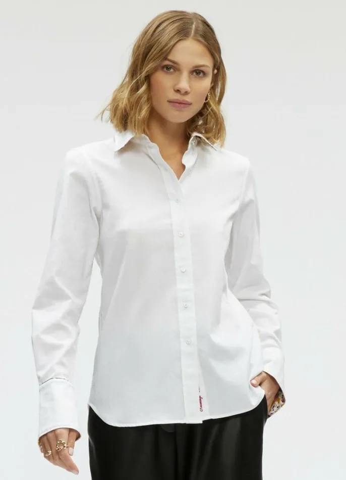 Robert Graham Tops Women Priscilla Shirt White