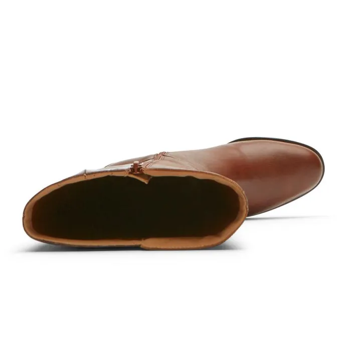 Rockport Boots and Booties Women Evalyn Tall Boot Saddle Lthr