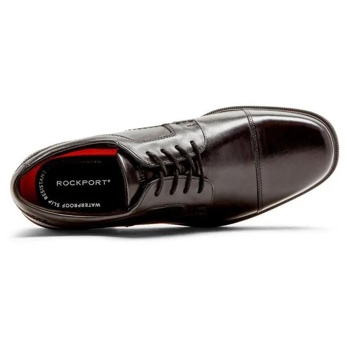 Rockport Oxfords and LaceUps Men Taylor Waterproof Cap Toe Oxford Black
