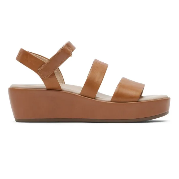 Rockport Sandals and Wedges Women Aubriella Sandal Tan