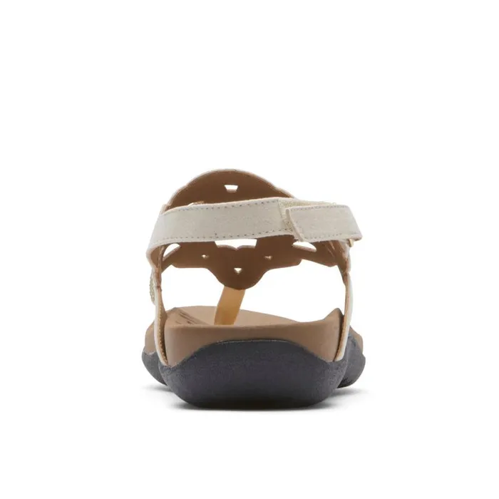 Rockport Sandals and Wedges Women Ridge Slingback Sandal Gold Bling