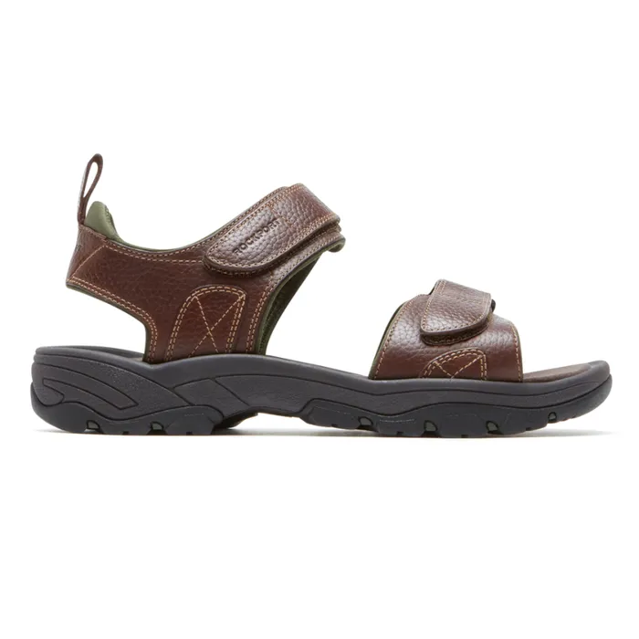 Rockport Sandals Men Springboro Rocklake Sandal Brown