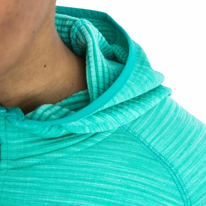Romina Hooded Fleece Lagoon Marl Women Trespass Fleece