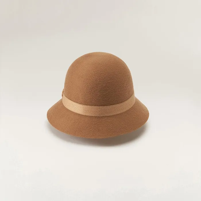 Round Crown Hats Helen Kaminski Alfreda 6 Camel