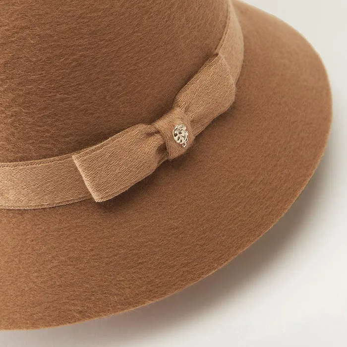 Round Crown Hats Helen Kaminski Alfreda 6 Camel