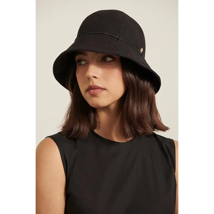 Round Crown Hats Helen Kaminski Balu Black