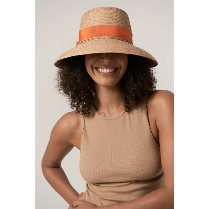Round Crown Hats Helen Kaminski Newport Sb Nougat Sunset
