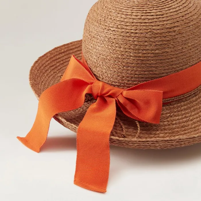 Round Crown Hats Helen Kaminski Newport Sb Nougat Sunset