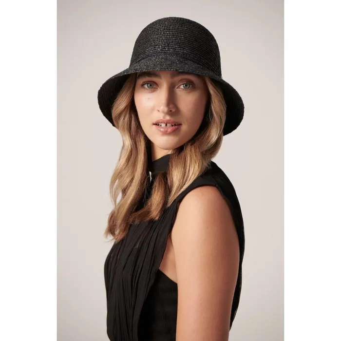 Round Crown Hats Helen Kaminski Valence 6 Charcoal