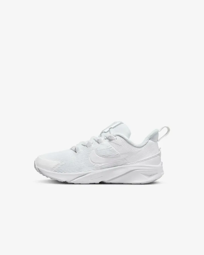 Running Kids Nike Star Runner 4 Whitewhitepure Platinumwhite