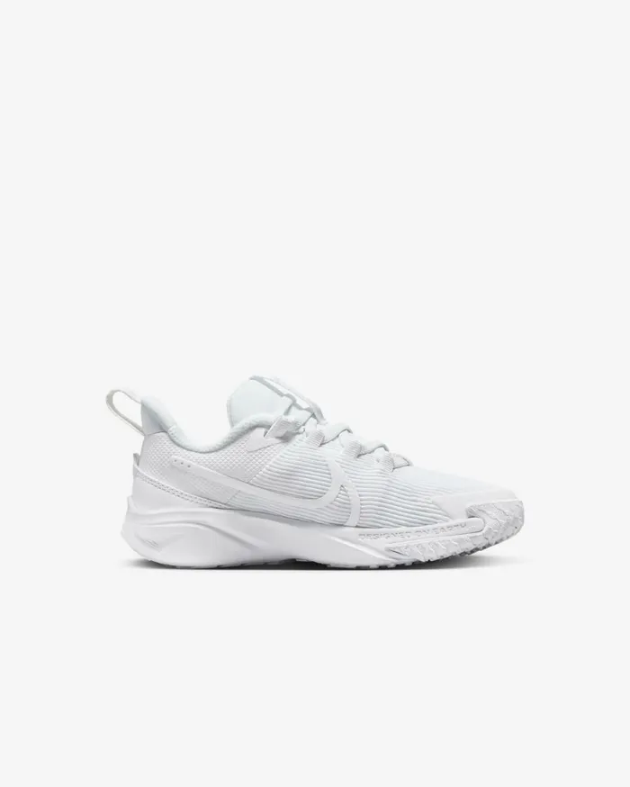 Running Kids Nike Star Runner 4 Whitewhitepure Platinumwhite