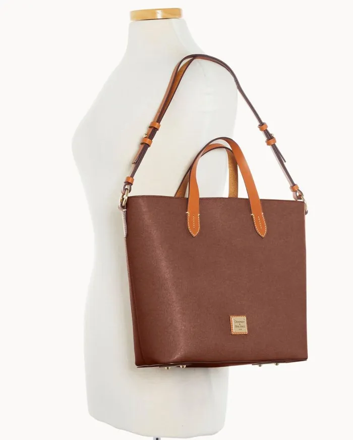 Saffiano Lilliana With Pouch Amber Women Dooney and Bourke Satchels Saffiano Lilliana With Pouch Amber Women Dooney and Bourke Satchels