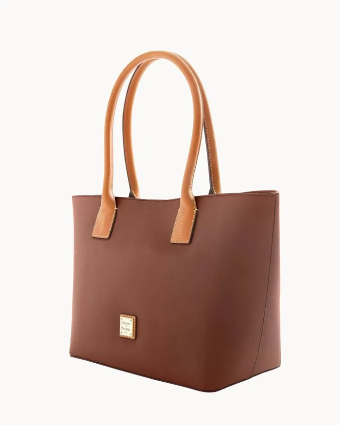 Saffiano Small Russel Amber Women Dooney and Bourke Totes Saffiano Small Russel Amber Women Dooney and Bourke Totes