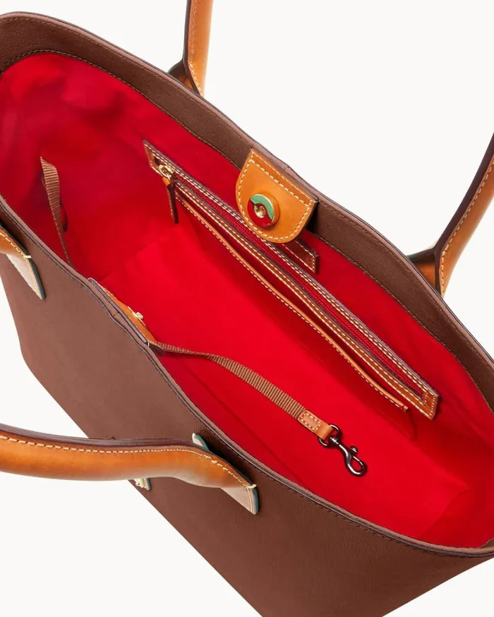 Saffiano Small Russel Amber Women Dooney and Bourke Totes Saffiano Small Russel Amber Women Dooney and Bourke Totes