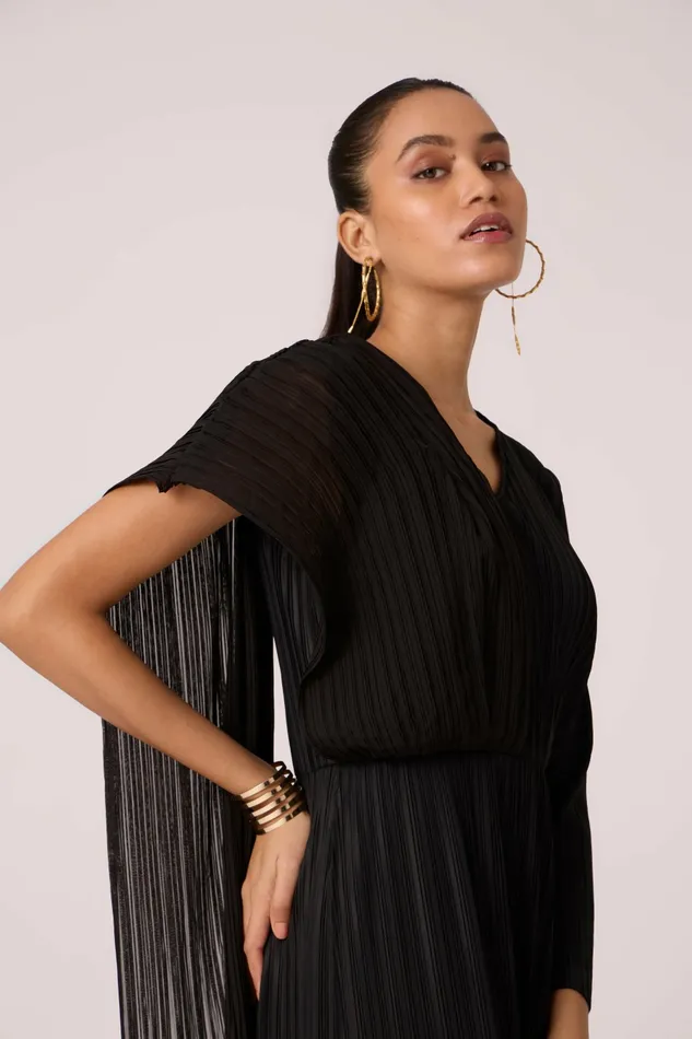 Scarlet Sage CoOrd Sets Analise Drape Jumpsuit 8211 Black 8211 Women