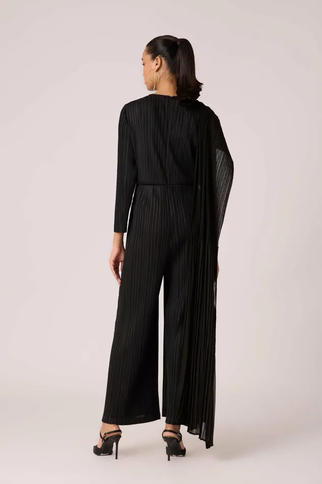 Scarlet Sage CoOrd Sets Analise Drape Jumpsuit 8211 Black 8211 Women