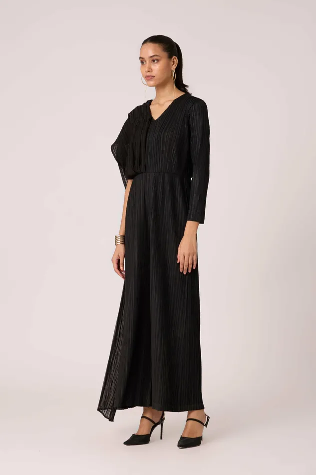 Scarlet Sage CoOrd Sets Analise Drape Jumpsuit 8211 Black 8211 Women