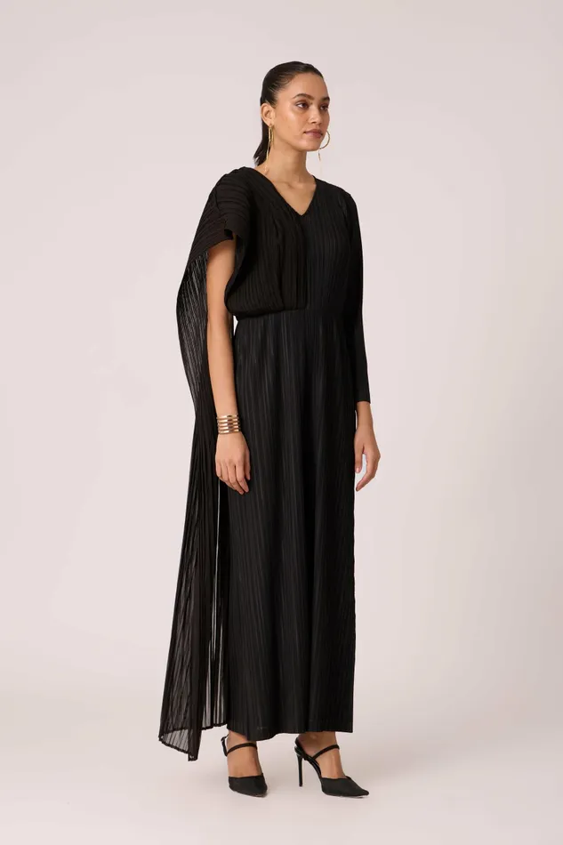 Scarlet Sage CoOrd Sets Analise Drape Jumpsuit 8211 Black 8211 Women