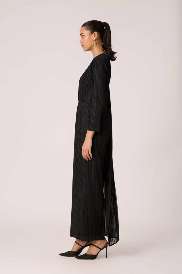 Scarlet Sage CoOrd Sets Analise Drape Jumpsuit 8211 Black 8211 Women