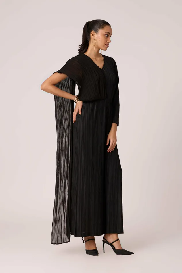 Scarlet Sage CoOrd Sets Analise Drape Jumpsuit 8211 Black 8211 Women